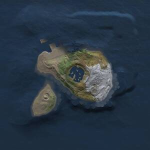 Thumbnail Rust Map: Procedural Map, Size: 1500, Seed: 1198477987, 3 Monuments