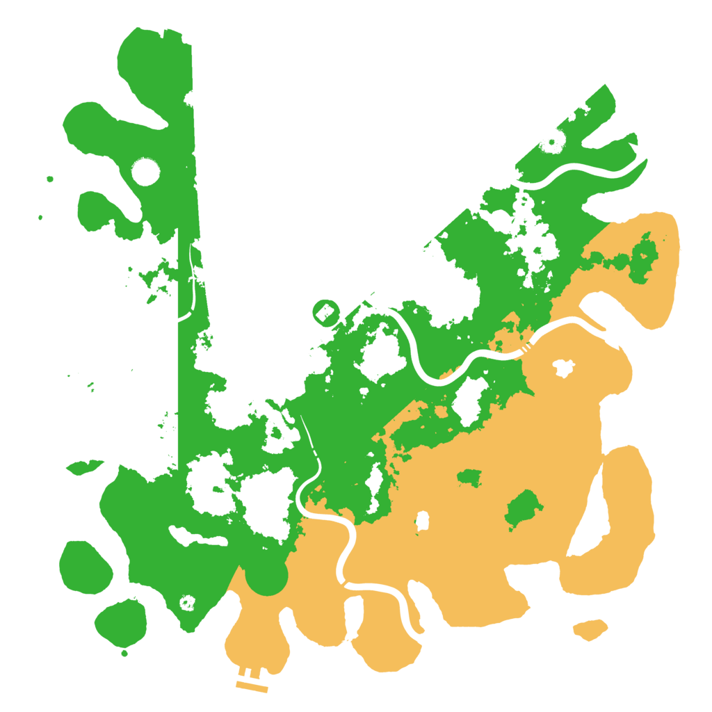 Biome Rust Map: Procedural Map, Size: 4500, Seed: 1247255071