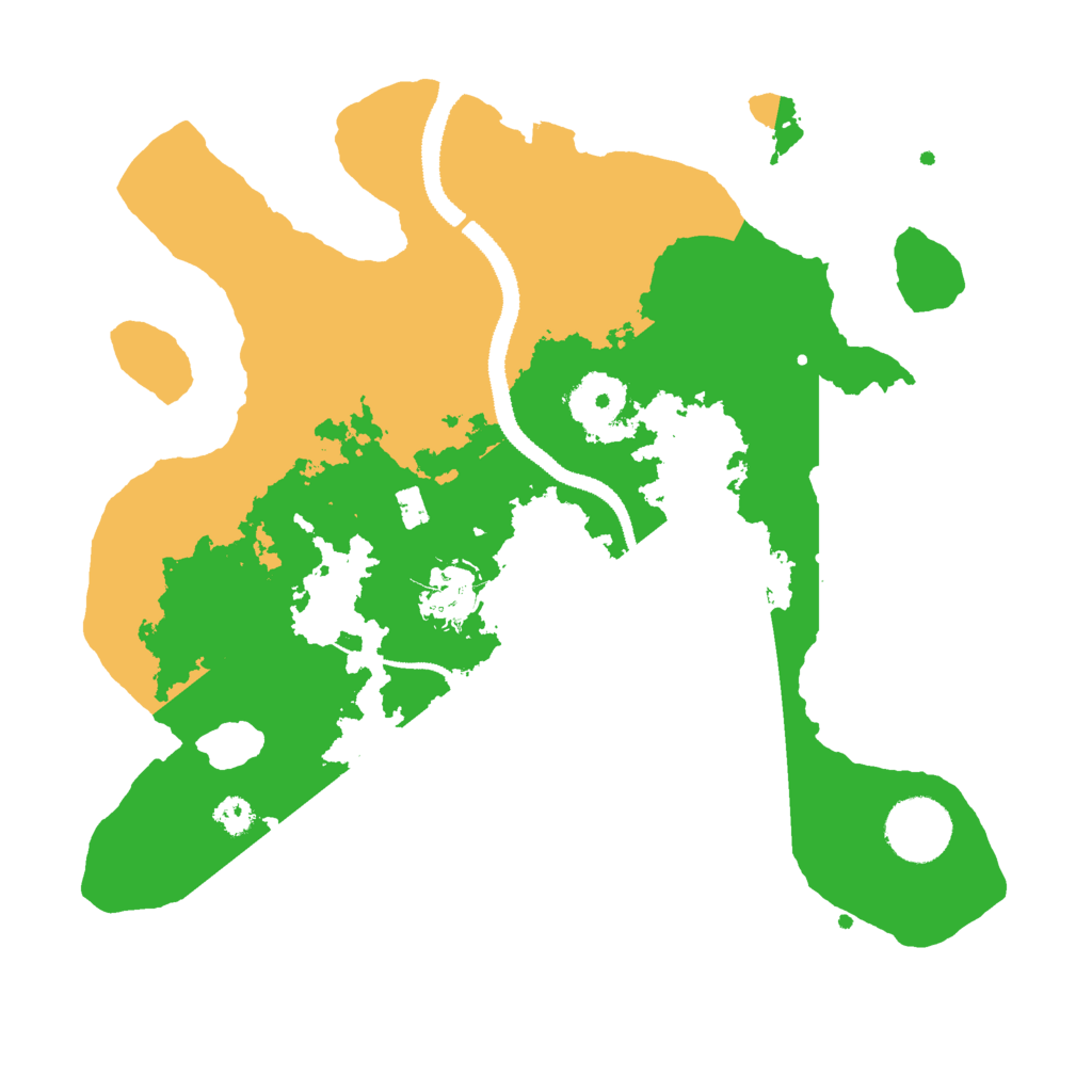 Biome Rust Map: Procedural Map, Size: 3000, Seed: 10590