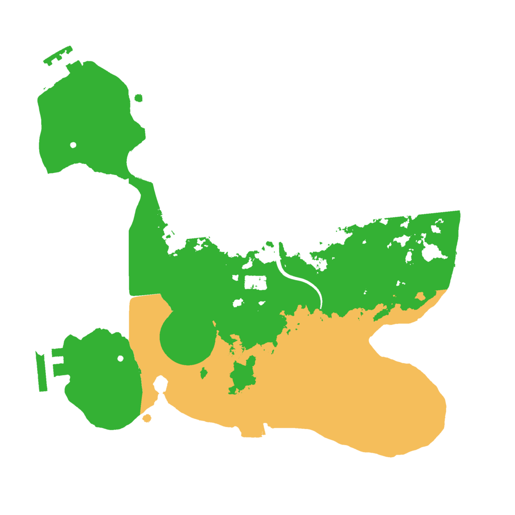 Biome Rust Map: Procedural Map, Size: 2500, Seed: 1374492698