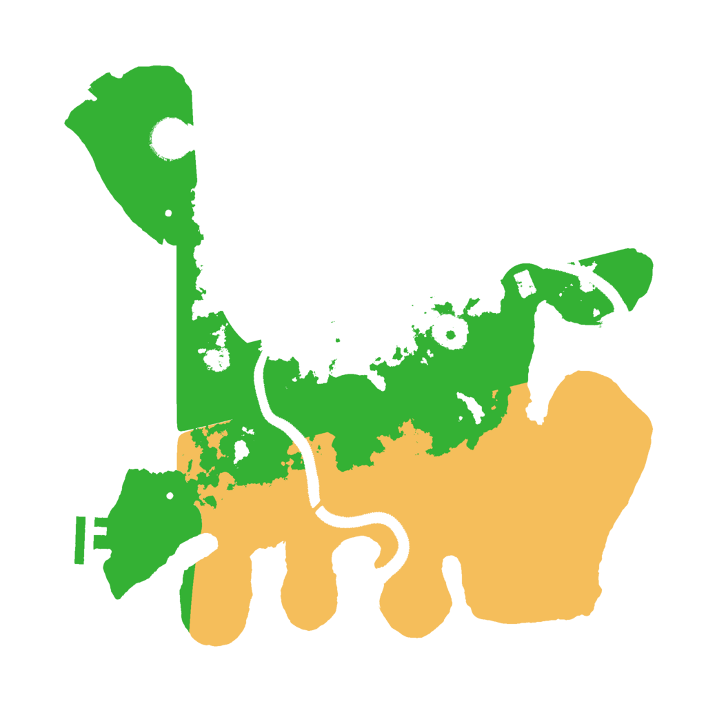 Biome Rust Map: Procedural Map, Size: 3000, Seed: 16254