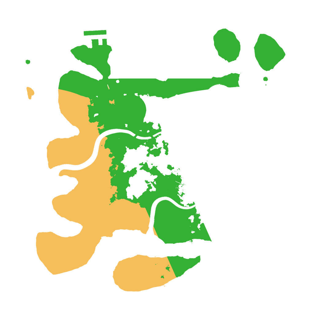 Biome Rust Map: Procedural Map, Size: 2800, Seed: 748417743