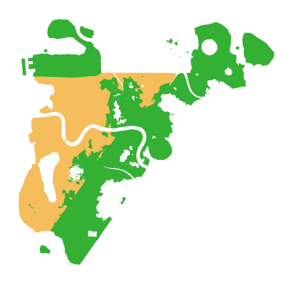 Biome Rust Map: Procedural Map, Size: 3500, Seed: 1446140077