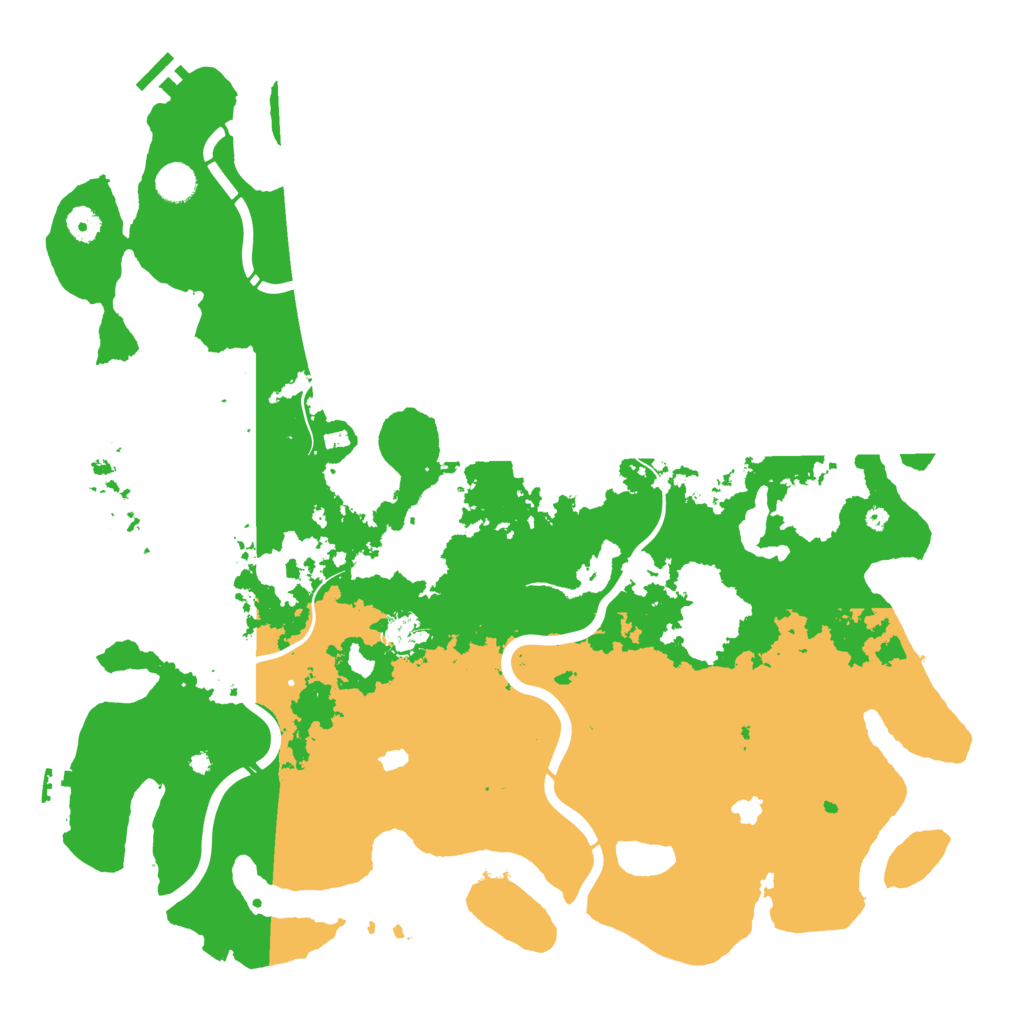 Biome Rust Map: Procedural Map, Size: 4500, Seed: 1950732630