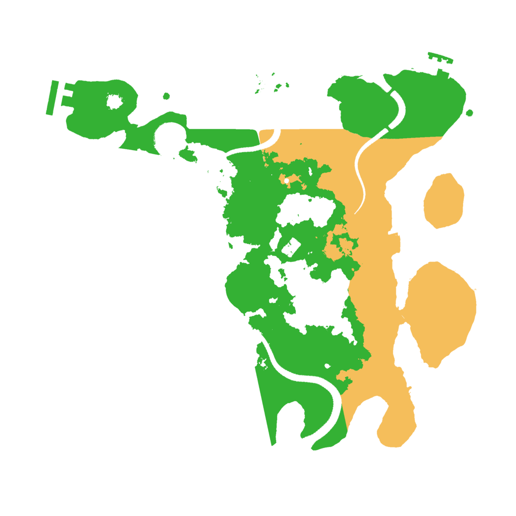 Biome Rust Map: Procedural Map, Size: 3000, Seed: 145063773