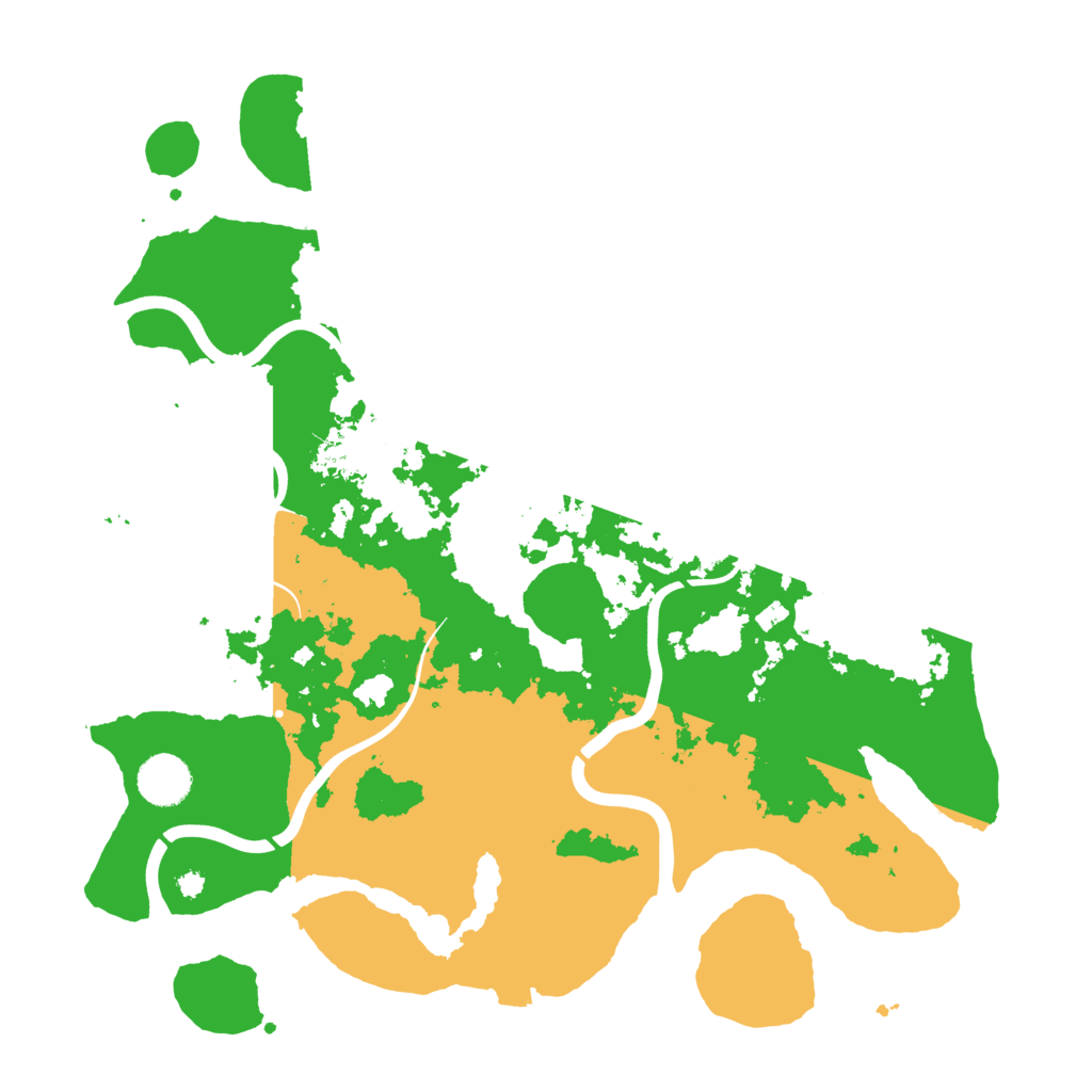 Biome Rust Map: Procedural Map, Size: 3800, Seed: 1761894004
