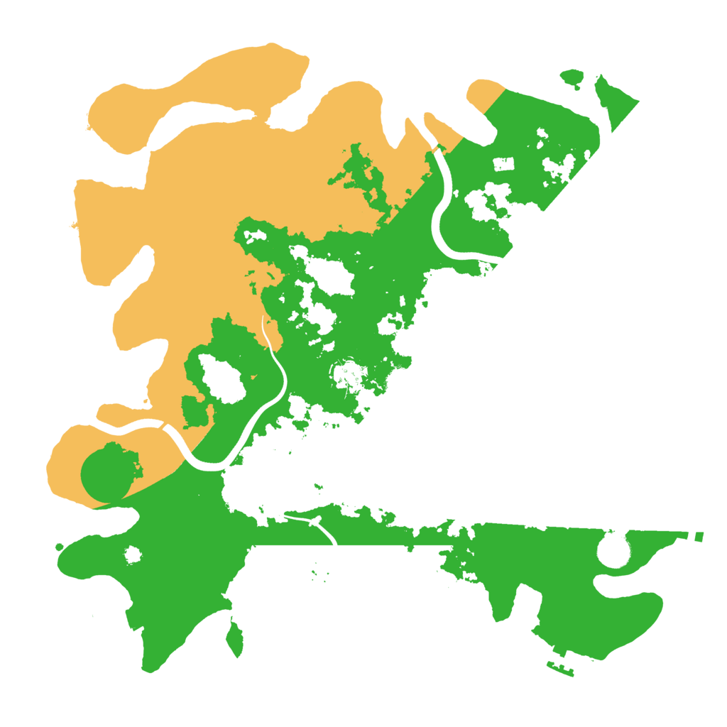 Biome Rust Map: Procedural Map, Size: 3800, Seed: 1761894005