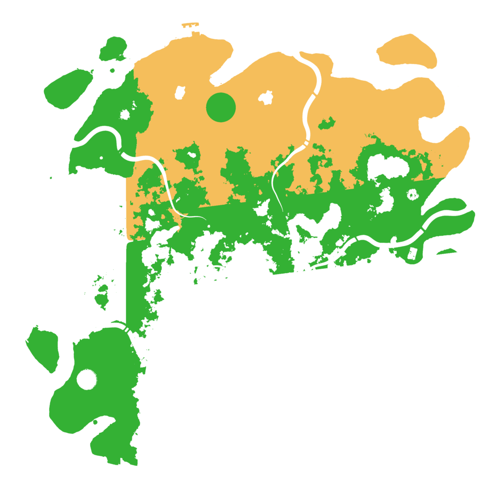 Biome Rust Map: Procedural Map, Size: 4500, Seed: 144301799