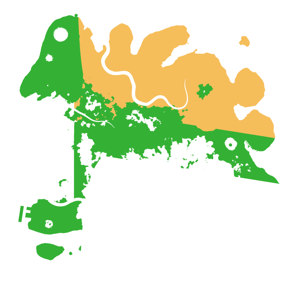 Biome Rust Map: Procedural Map, Size: 3700, Seed: 60496418