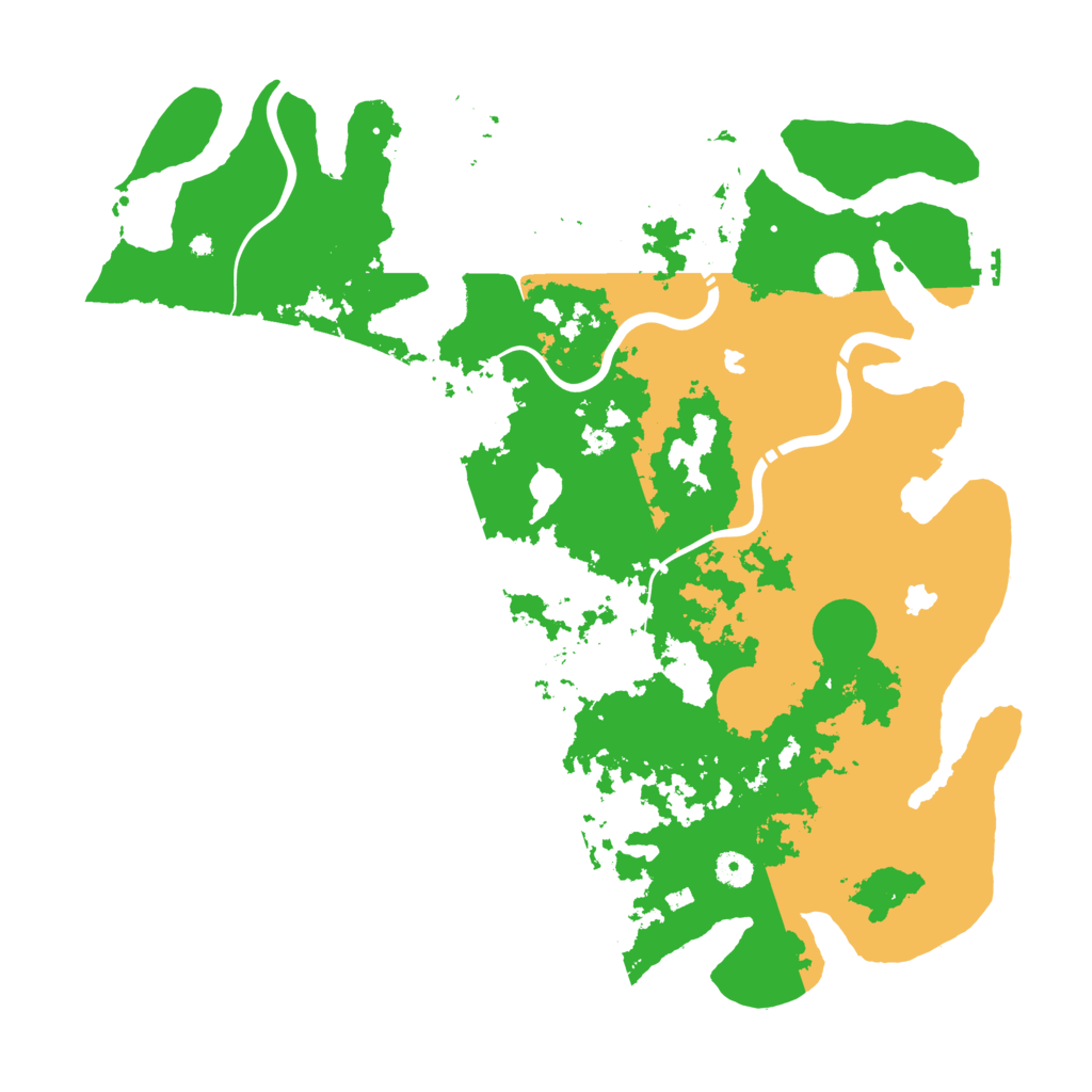 Biome Rust Map: Procedural Map, Size: 4500, Seed: 6784656