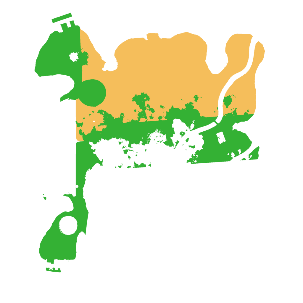 Biome Rust Map: Procedural Map, Size: 3000, Seed: 75756637