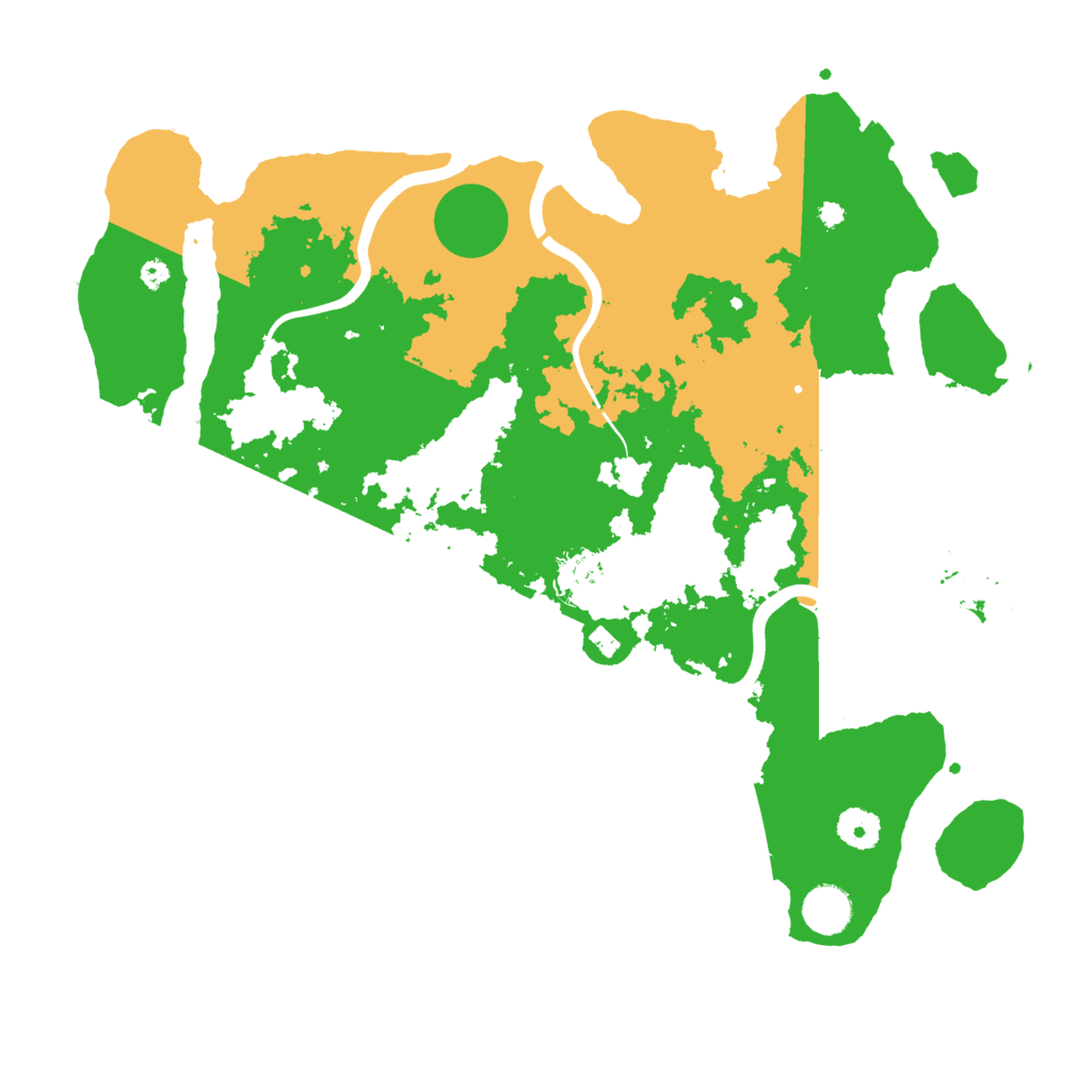Biome Rust Map: Procedural Map, Size: 3900, Seed: 121315424