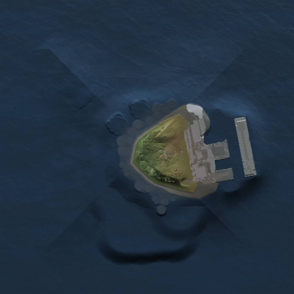 Rust Map: Procedural Map, Size: 1000, Seed: 602066661, 2 Monuments