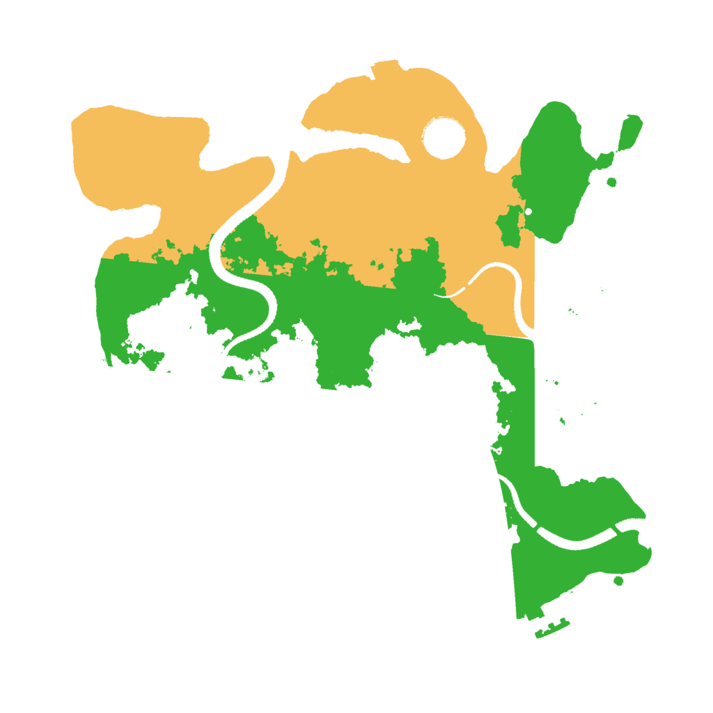 Biome Rust Map: Procedural Map, Size: 3000, Seed: 8489