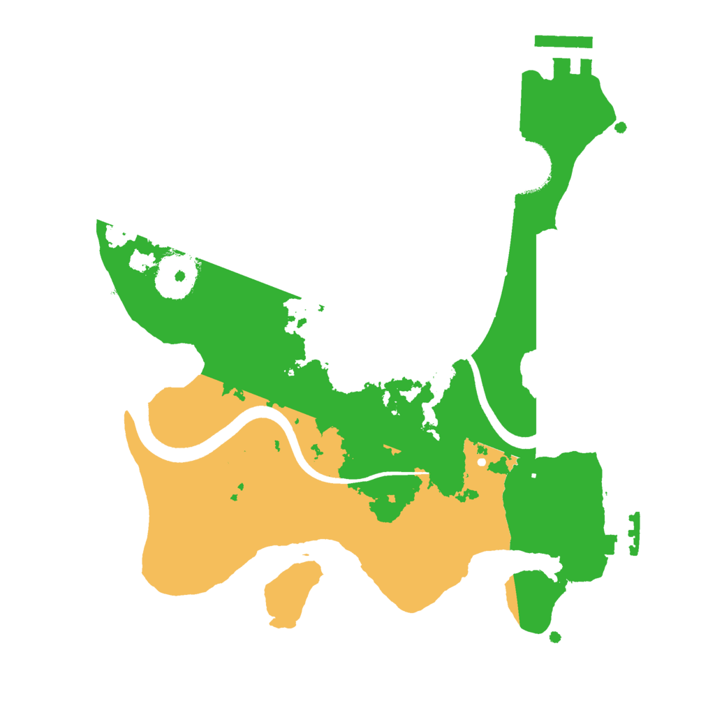 Biome Rust Map: Procedural Map, Size: 2500, Seed: 1282733991