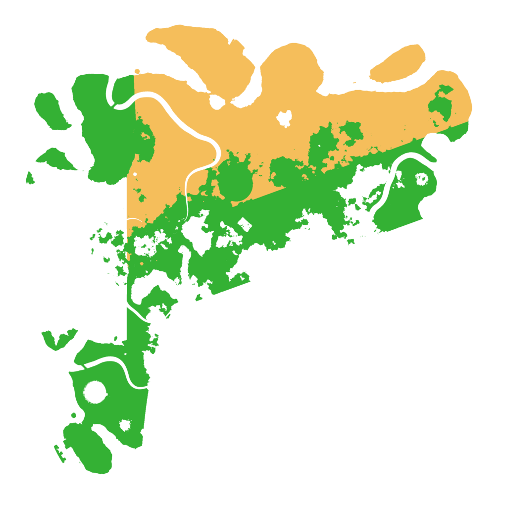 Biome Rust Map: Procedural Map, Size: 4000, Seed: 1863605590