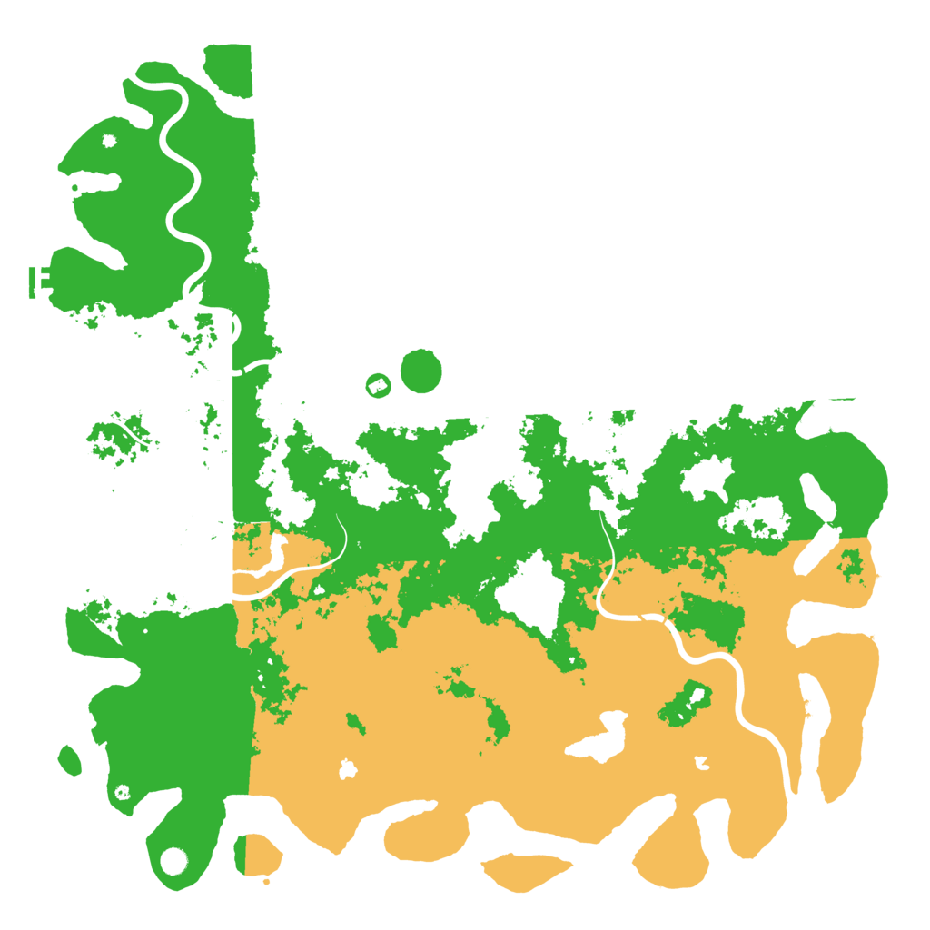 Biome Rust Map: Procedural Map, Size: 6000, Seed: 257863157