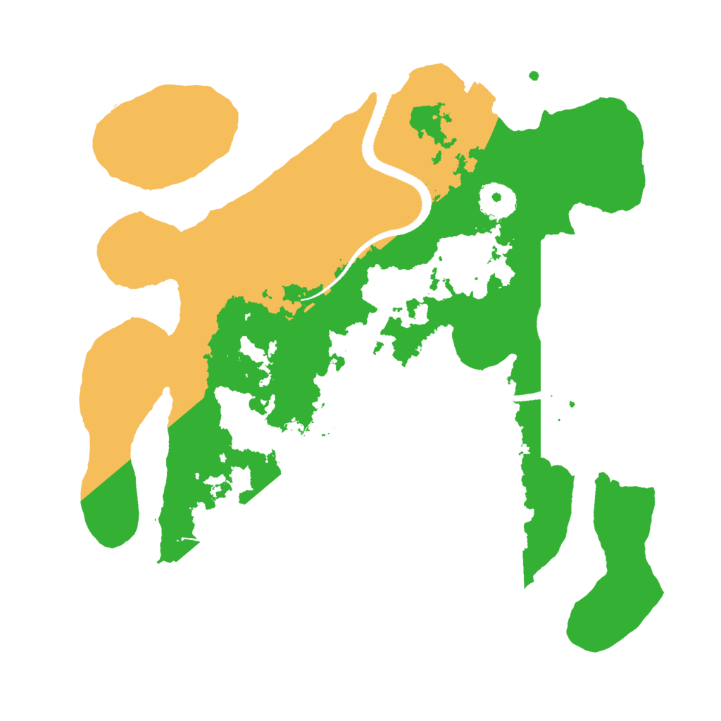 Biome Rust Map: Procedural Map, Size: 3000, Seed: 91139