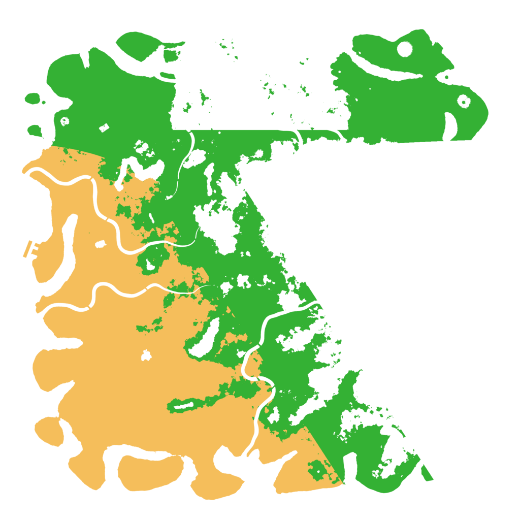 Biome Rust Map: Procedural Map, Size: 6000, Seed: 2020321795