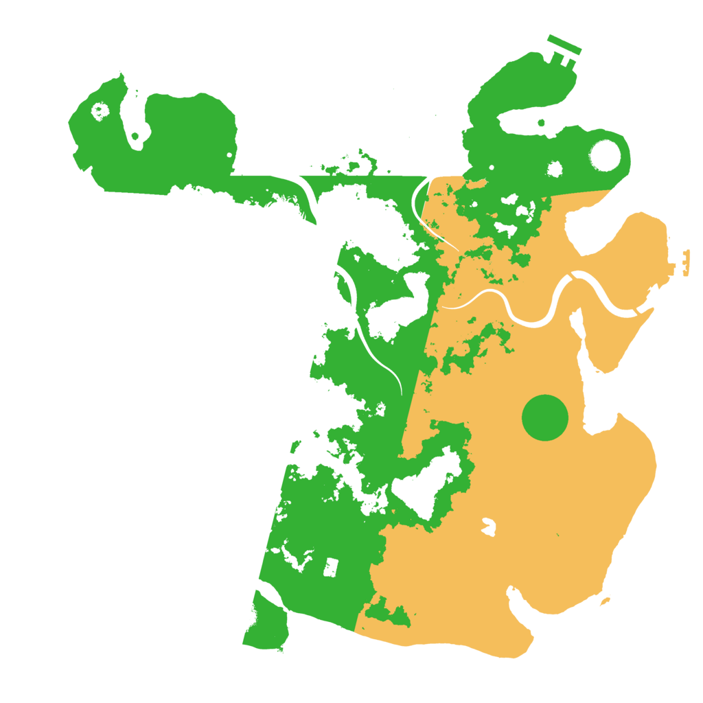 Biome Rust Map: Procedural Map, Size: 4000, Seed: 959409609