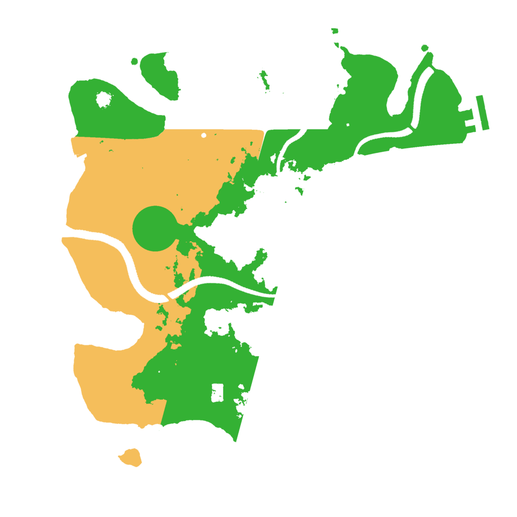 Biome Rust Map: Procedural Map, Size: 3000, Seed: 2476859