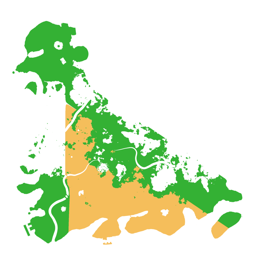Biome Rust Map: Procedural Map, Size: 4500, Seed: 1878877790