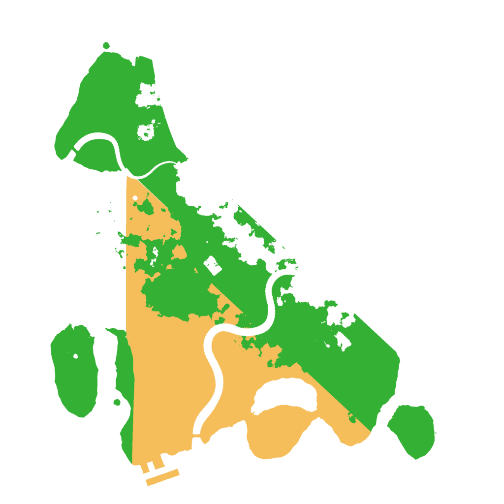 Biome Rust Map: Procedural Map, Size: 3000, Seed: 19717