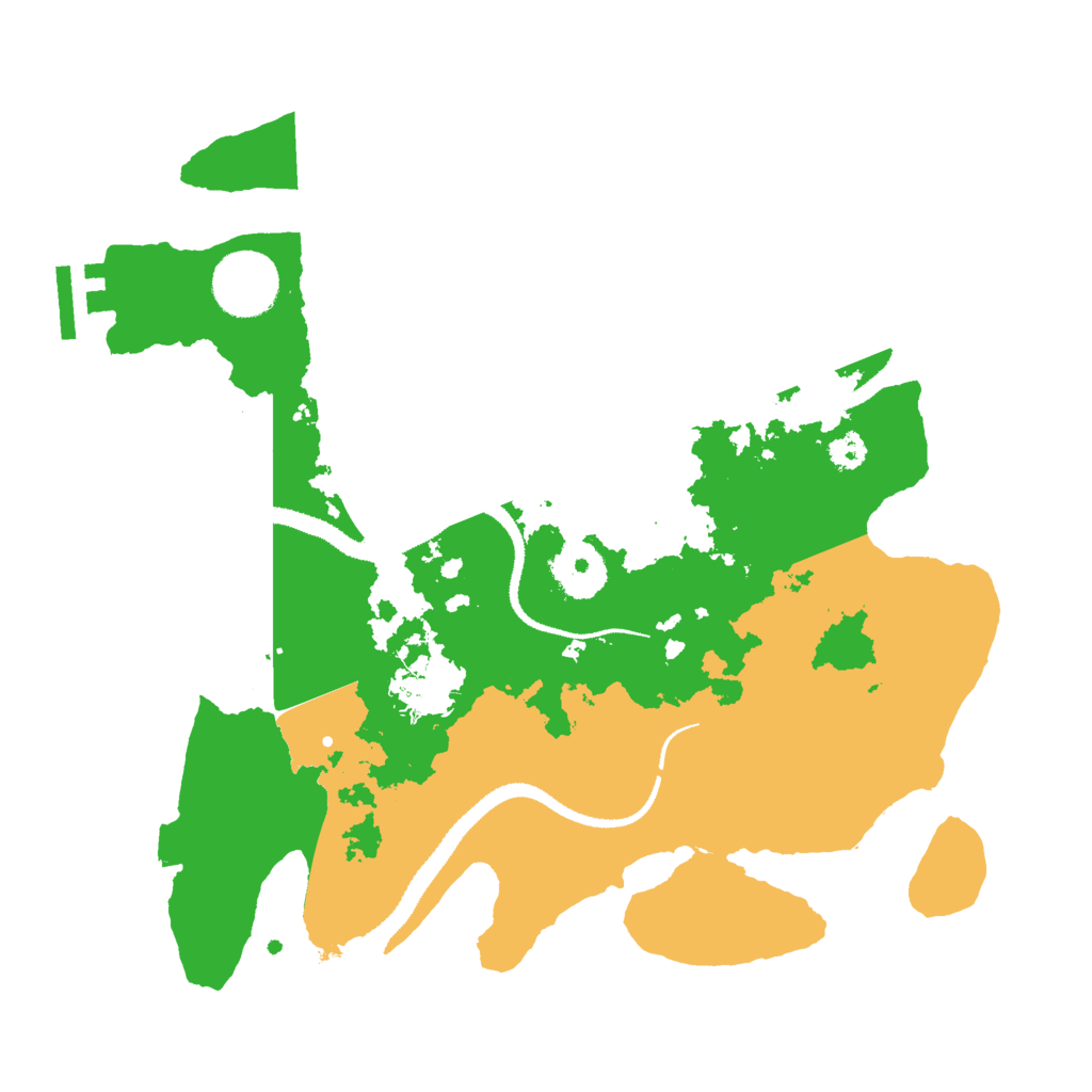 Biome Rust Map: Procedural Map, Size: 3000, Seed: 698427