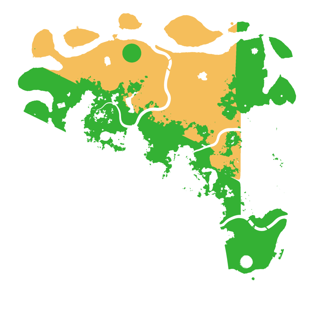Biome Rust Map: Procedural Map, Size: 4500, Seed: 982451