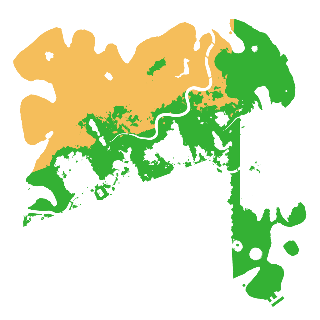 Biome Rust Map: Procedural Map, Size: 4500, Seed: 379396662