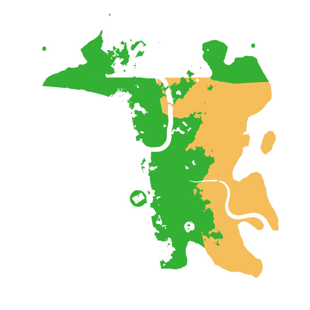 Biome Rust Map: Procedural Map, Size: 3000, Seed: 544