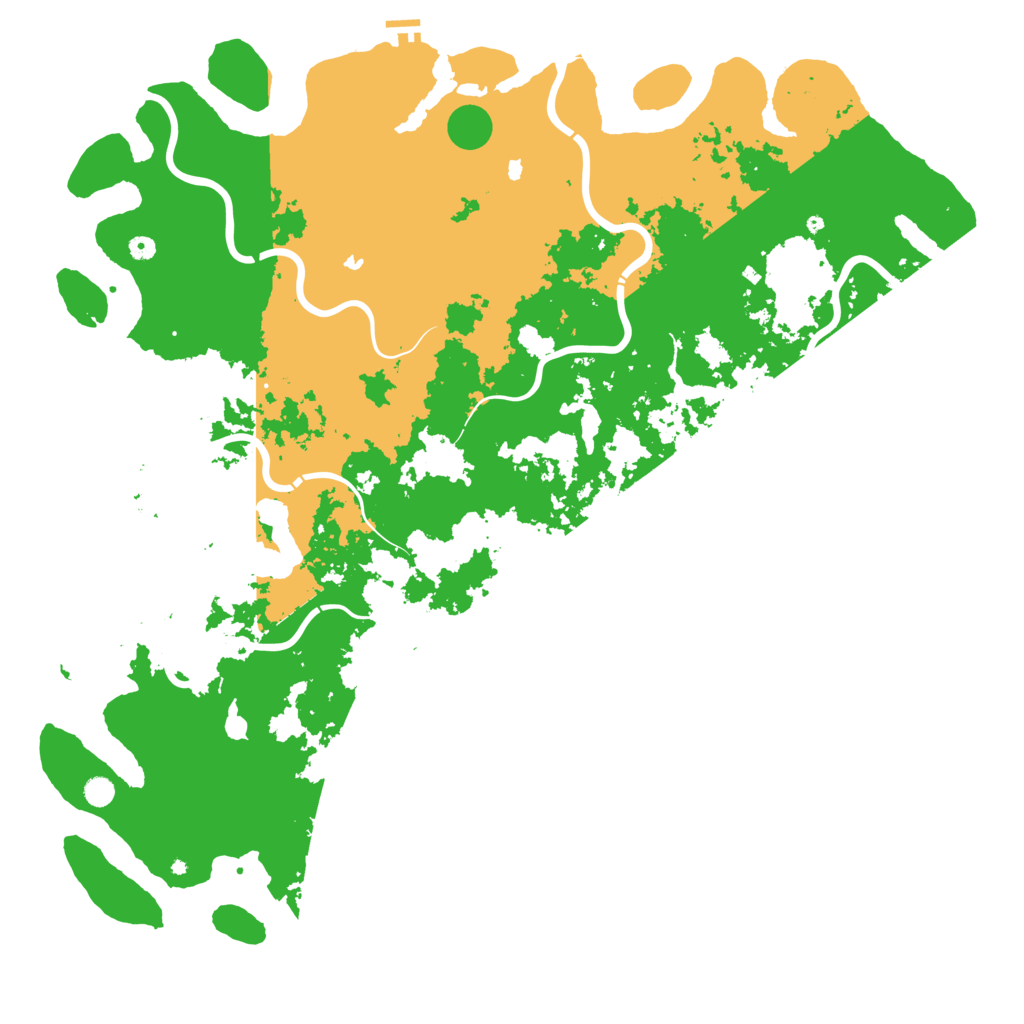 Biome Rust Map: Procedural Map, Size: 6000, Seed: 1064580833