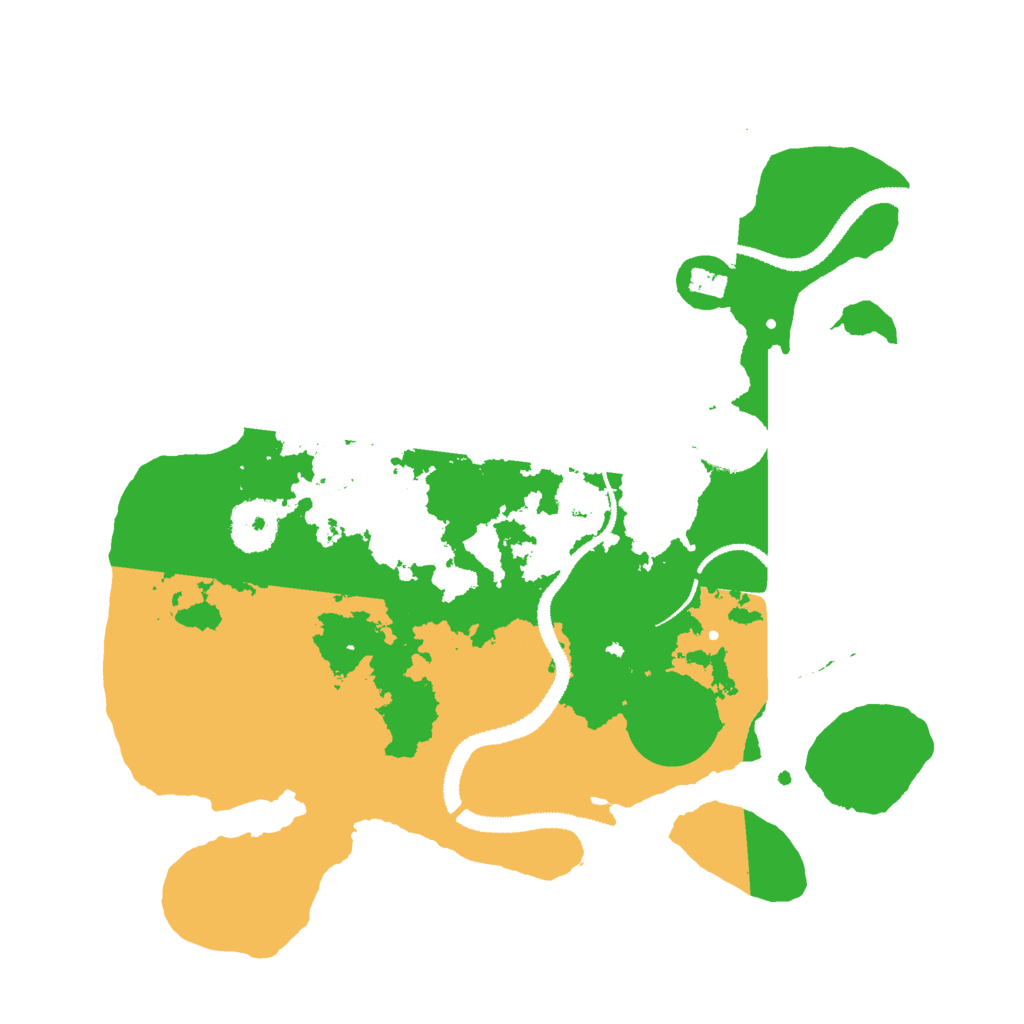 Biome Rust Map: Procedural Map, Size: 3000, Seed: 62825