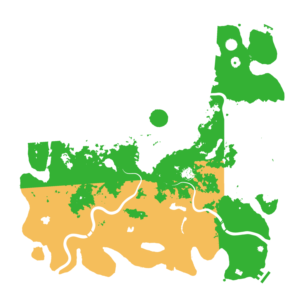 Biome Rust Map: Procedural Map, Size: 4500, Seed: 192888443