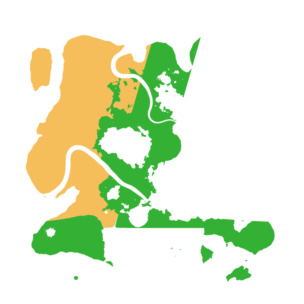 Biome Rust Map: Procedural Map, Size: 3000, Seed: 17501