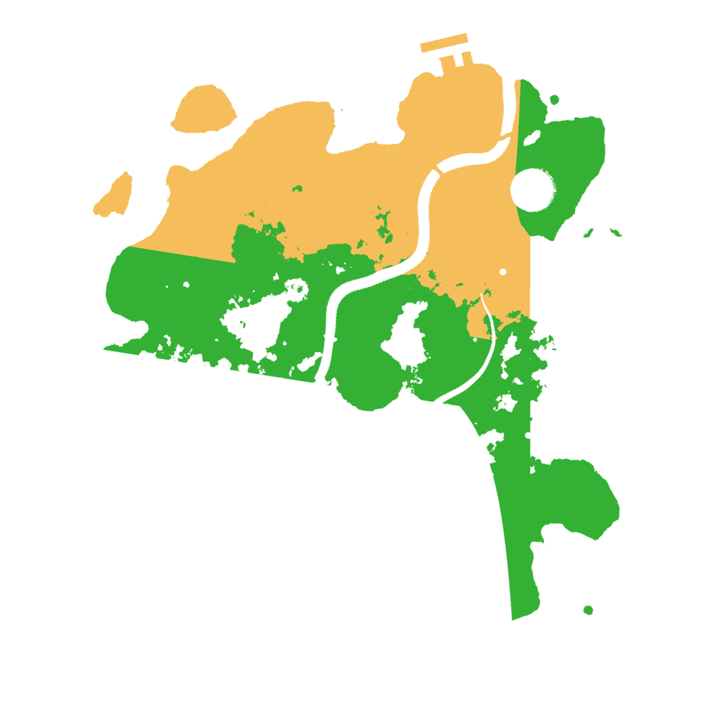 Biome Rust Map: Procedural Map, Size: 3000, Seed: 301