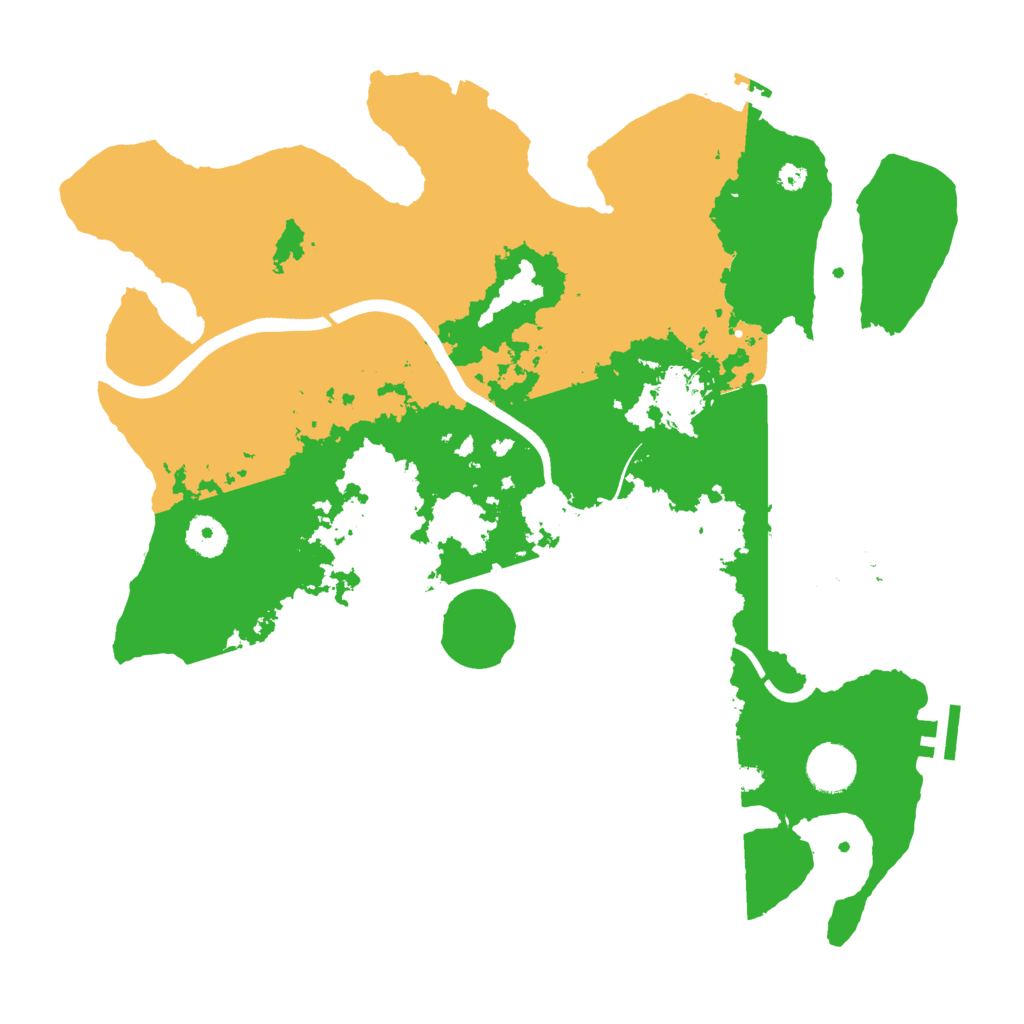 Biome Rust Map: Procedural Map, Size: 3750, Seed: 1700799465