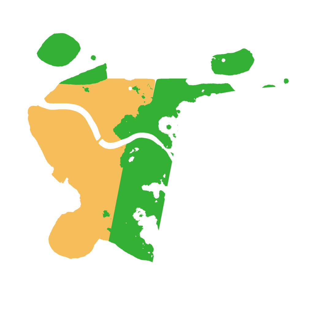 Biome Rust Map: Procedural Map, Size: 2500, Seed: 366532682