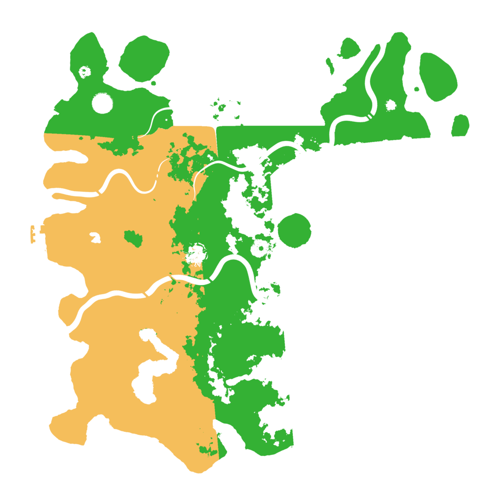 Biome Rust Map: Procedural Map, Size: 4250, Seed: 19731976