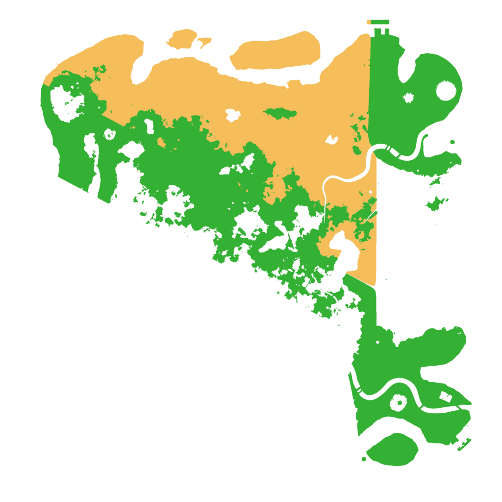 Biome Rust Map: Procedural Map, Size: 4500, Seed: 1074763652