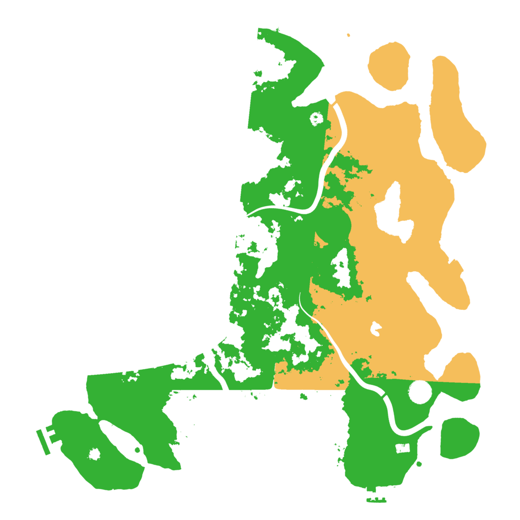 Biome Rust Map: Procedural Map, Size: 4000, Seed: 283716573