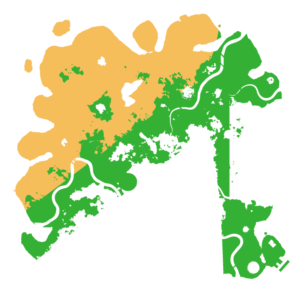 Biome Rust Map: Procedural Map, Size: 4500, Seed: 9658161