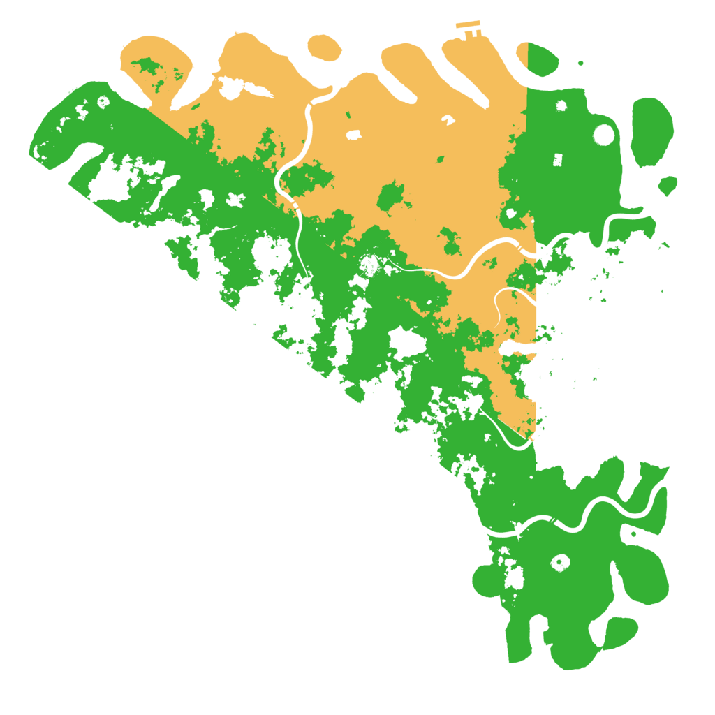 Biome Rust Map: Procedural Map, Size: 6000, Seed: 497238431