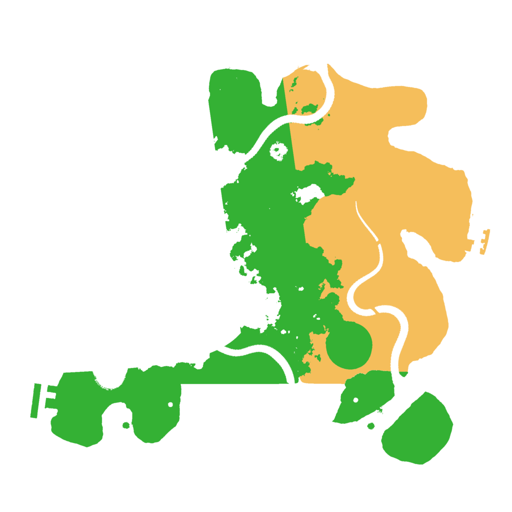 Biome Rust Map: Procedural Map, Size: 3000, Seed: 11246