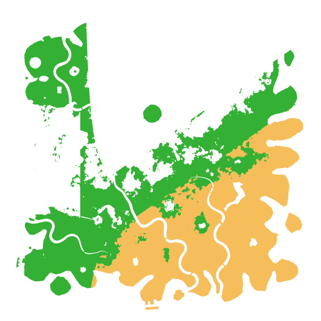 Biome Rust Map: Procedural Map, Size: 5000, Seed: 67805841
