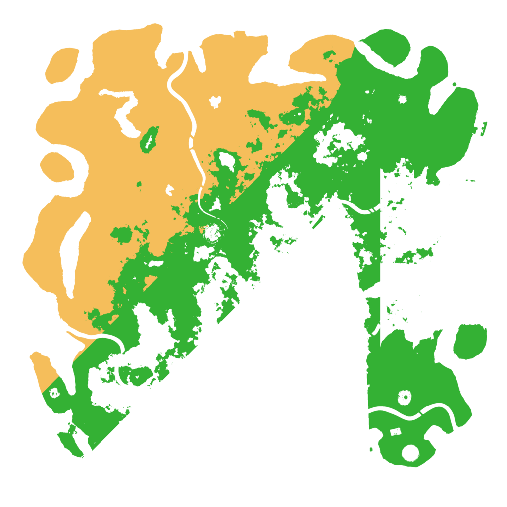 Biome Rust Map: Procedural Map, Size: 5200, Seed: 254261998