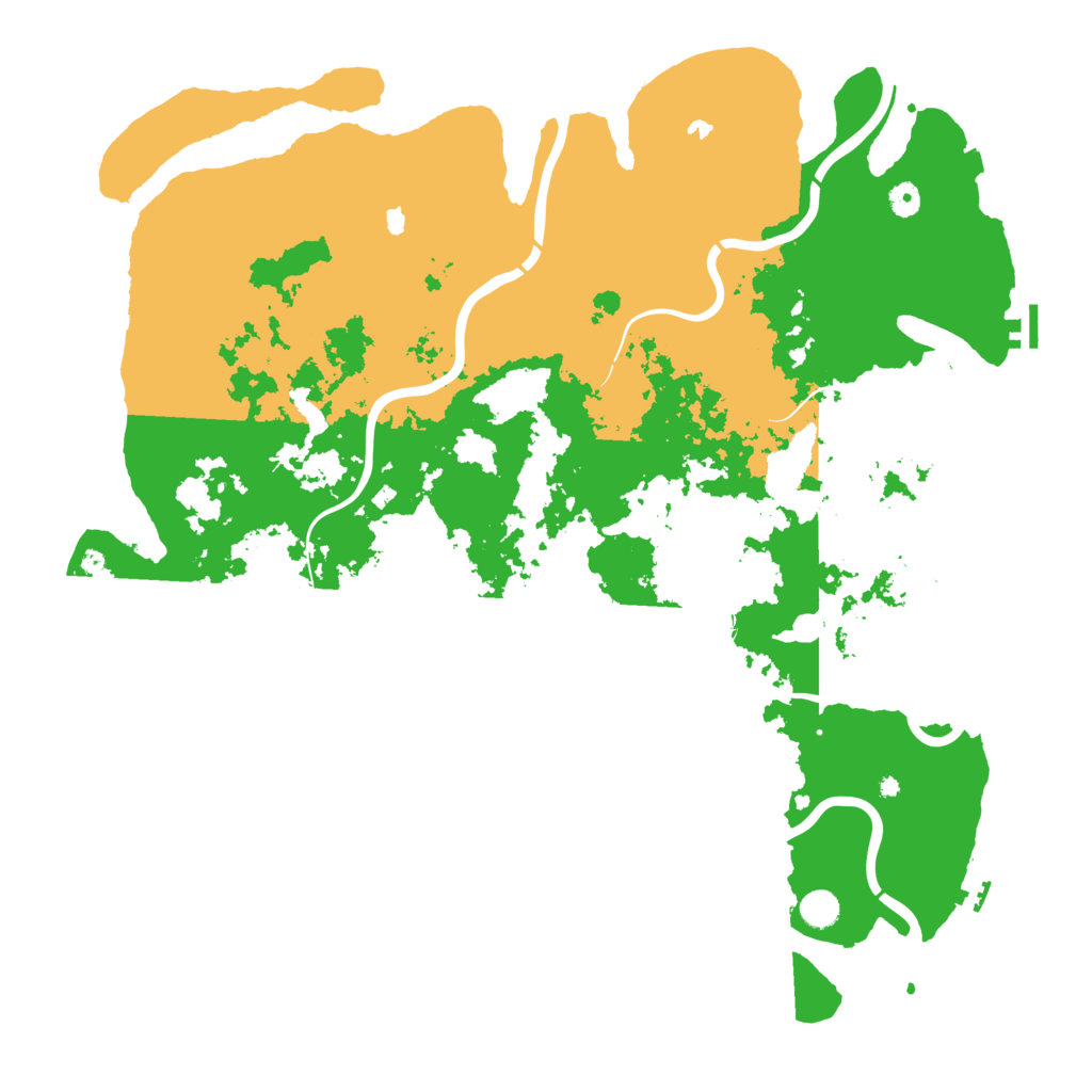 Biome Rust Map: Procedural Map, Size: 5000, Seed: 415820