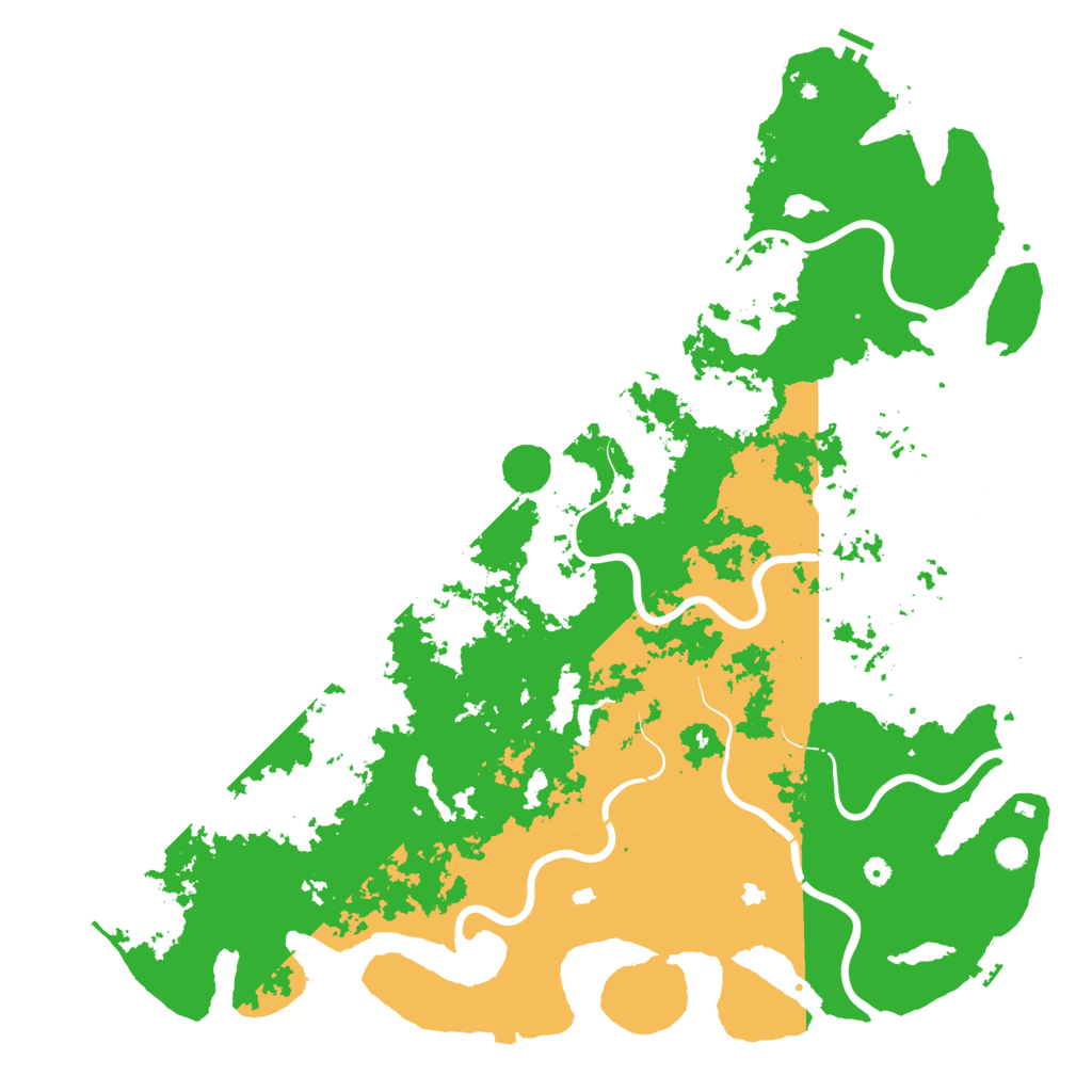 Biome Rust Map: Procedural Map, Size: 6000, Seed: 846616