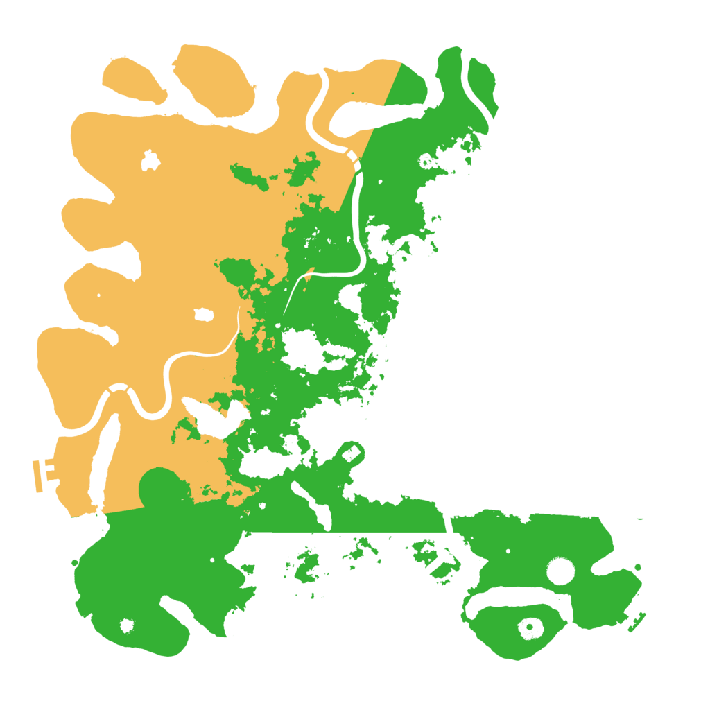 Biome Rust Map: Procedural Map, Size: 4500, Seed: 199842069