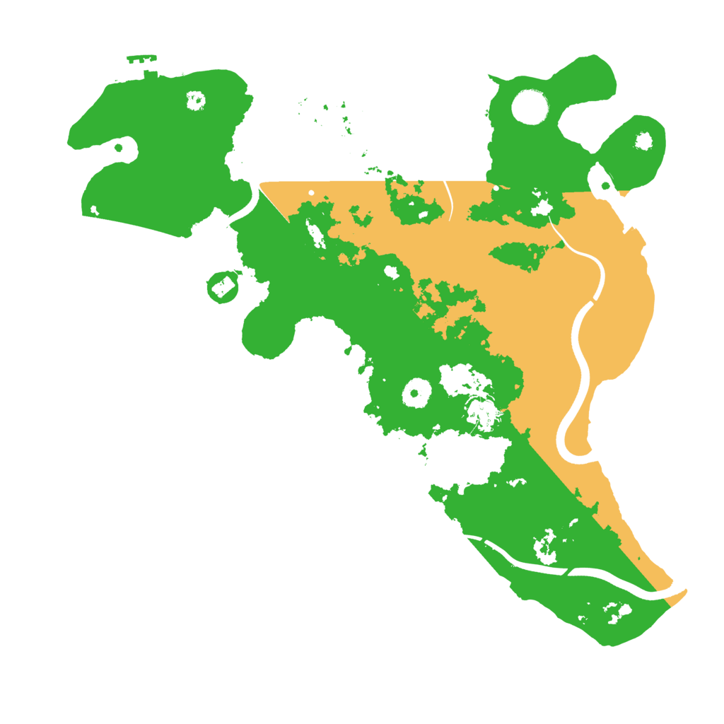 Biome Rust Map: Procedural Map, Size: 3700, Seed: 1944707556
